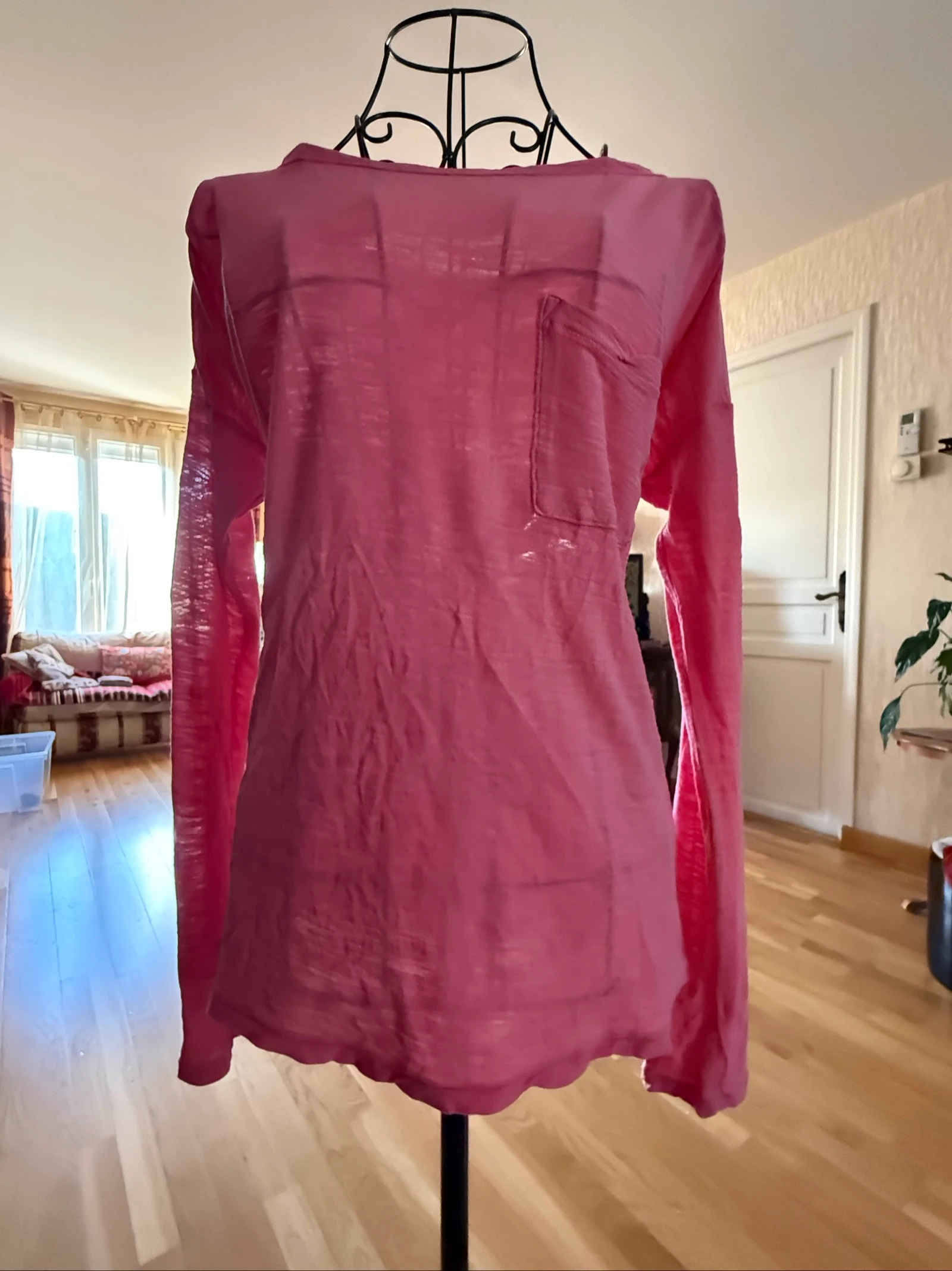 Gap, t-shirt femme rose , taille Xs , tres bon état